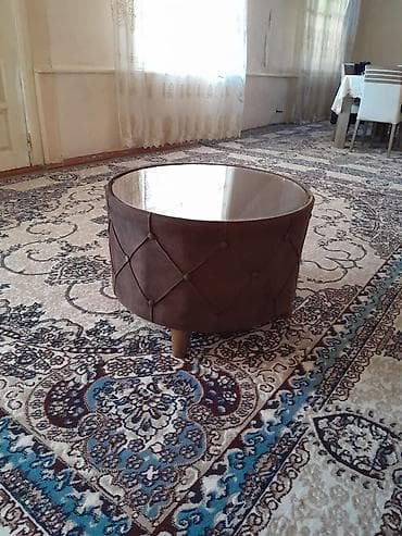 xalça qiymetleri: Yumru masa, Açılmayan, Təkərsiz, Şüşə, Zəmanətsiz — 1