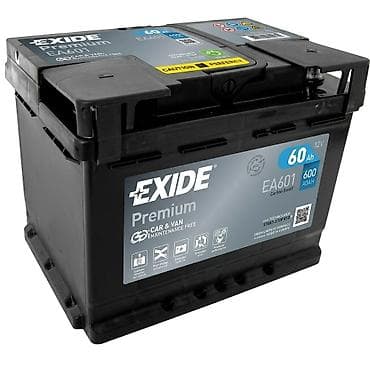 Exide, 60 ah, Orijinal, Fransa, Yeni — 1