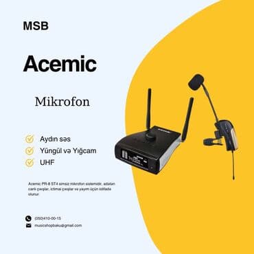 saksofon: Acemic saksafon mikrofonu — 1