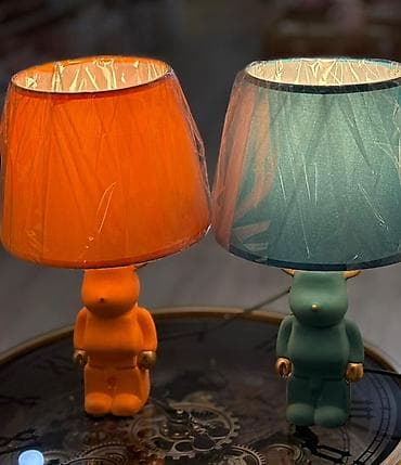 Masaüstü abajur – ayı fiqurlu dekorativ lampa - Dizayn: Alt hissəsi