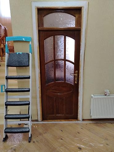 qapllar taxda: Taxta otaq qapıları – şüşəli klassik model Məhsul təsviri: - — 7