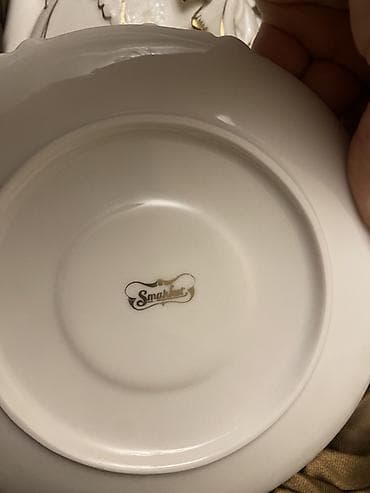 Mətbəx aksesuarları: Çay dəsti, rəng - Ağ, Farfor, 6 nəfərlik — 2