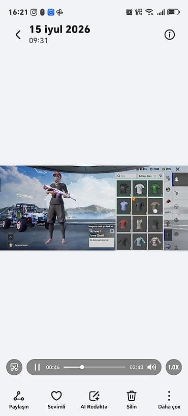 PUBG Mobile oyun hesabı – zəngin skin və inventar (old hesab son at lalafo.az PUBG Mobile oyun hesabı – zəngin skin və inventar (old hesab son