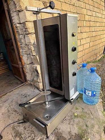 dograyici blender: Doner/Kebab şişi üçün peşəkar vertikal elektrik qızdırıcılı aparat - — 3