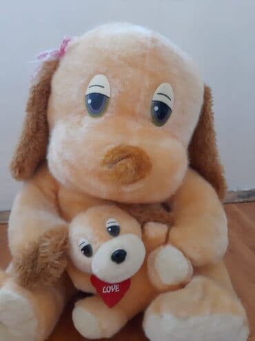 вязаные мягкие игрушки: Yeke mishka it oyuncaq. Hec ishlenmeyib. Unvan yasamal — 1