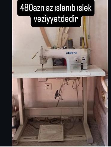 simden internet paketi: Yamata sənaye tikiş maşını və masa komplekti - Brend/model: Yamata — 1