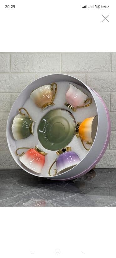 набор юного художника бишкек: Çay dəsti, Keramika, Versace, 6 nəfərlik, Almaniya — 1