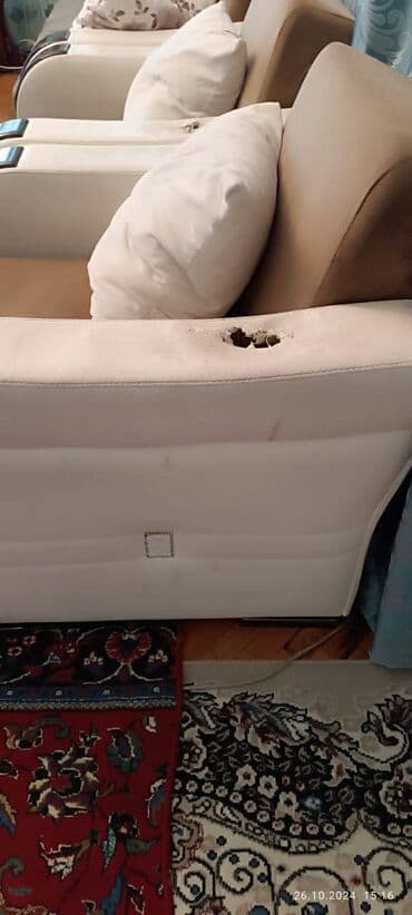 Masalar və oturacaqlar: Endirim edildi ❌ Divan kreslo desti 80 azn Her ucu bazalidir Tek — 5