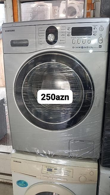 Paltaryuyan maşın Samsung, 6 kq, Avtomat, Qurutmasız, Kredit yoxdur — 1
