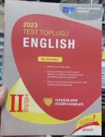 Testlər: İngilis dili Testlər 11-ci sinif, DİM, 1-ci hissə, 2023 il — 2