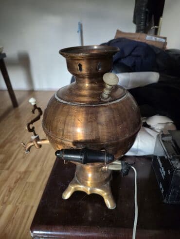 Семена: Məhsul: Mis samovar, elektrikli isitmə elementli Təsvir: - Klassik — 1