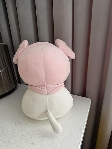 hello kitty oyuncaq: Yumşaq oyuncağ – pişik balası fiquru - Dizayn: Ağ bədənli, açıq — 2