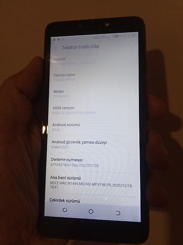 redmi note 10: Tecno Pop 2F, rəng - Qara, Barmaq izi — 2