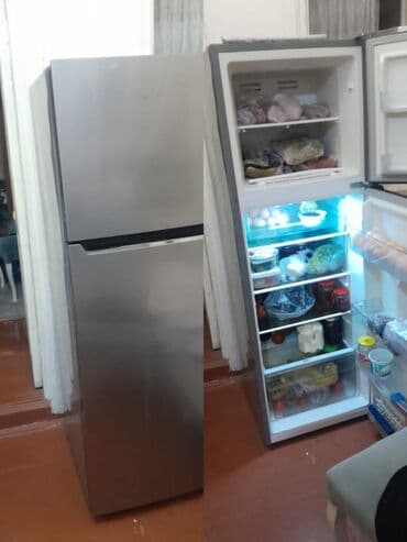 kişi üçün dəri çəkmələr: İşlənmiş 2 qapılı Hisense Soyuducu Satılır, rəng - Boz — 1