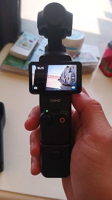 DJI Osmo Pocket 3 əl gimbal kamerası - zəif işıqda keyfiyyətli