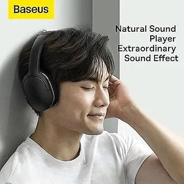aiwa qulaqciq: İşlənmiş Simsiz (Bluetooth) Qulaqcıqlar, Baseus, rəng - Qara — 2
