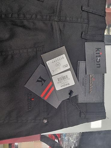 topdan geyim: Klassik Şalvar, Kiton, rəng - Qara — 3