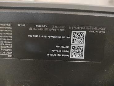 noutbuk adapteri: Dell P2414Hb LCD monitor - Ekran ölçüsü: 24 düym, geniş format - — 6