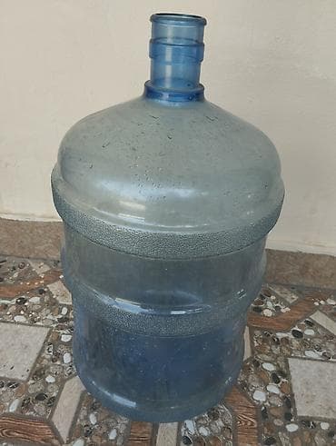 banka alisi: - Məhsul: Su üçün iri həcimli qab (damacana) - Material: Möhkəm, qalın — 1