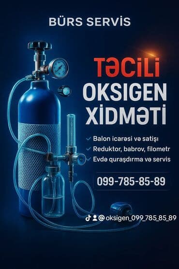 BÜRS SERVİS – Təcilı Oksigen Xidməti Təkliflər: - Oksigen