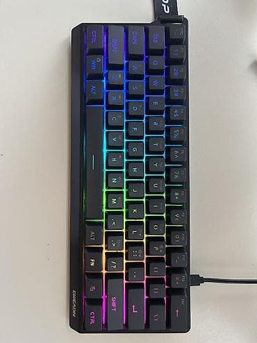 komputer setup: EWEADN 60% RGB membran gaming klaviatura, qiyməti 25 AZN. Çox az və — 1