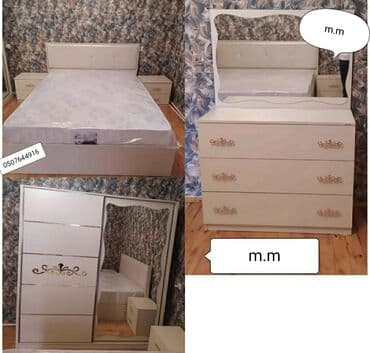 белорусская мебель в баку: İkinəfərlik çarpayı, Termo, Dolab, 2 tumba, Azərbaycan, Yeni — 6