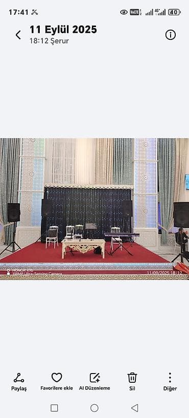 Peşəkar canlı səhnə və səs sistemi icarəsi Tədbirləriniz üçün tam