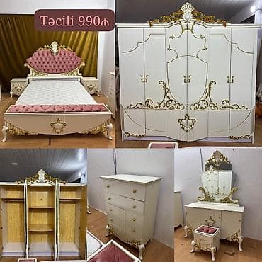 termo ucuz: İkinəfərlik çarpayı, Termo, Dolab, 2 tumba, İşlənmiş — 1
