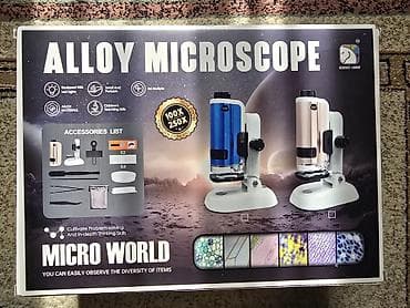 mikroskop qiyməti: “Alloy Microscope” – uşaqlar üçün stolüstü mikroskop dəsti — 5
