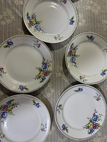 xrustal guldan: Nahar dəsti, rəng - Ağ, Farfor, 6 nəfərlik, Çexiya — 7