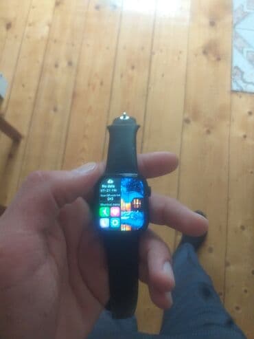 sirqa sekilleri: İşlənmiş, Smart saat, Apple, rəng - Qara — 10