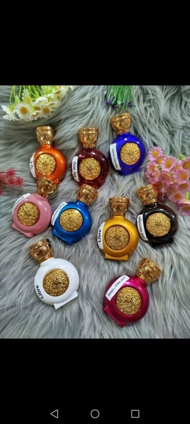 Məhsul: Qadın və kişi ətirləri – müxtəlif məşhur kompozisiyaların