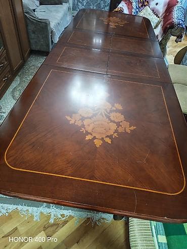 stol ayaqlari: Klassik masa, İşlənmiş, Açılan, Taxta, Dördbucaq masa — 1