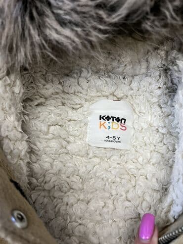 детские вещи из плюшевой пряжи: Koton
Palto
Qiz/oglan
4-5yash
104-110cm — 2