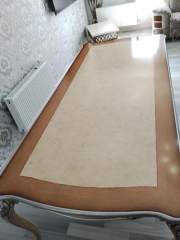 stol gence: Qonaq otağı üçün, Yeni, Açılmayan, Kvadrat masa, 8 stul — 2