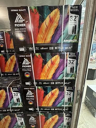 102 ekran: Ficher 32" (81 sm) Smart LED TV - Çərçivəsiz dizayn (Frameless — 4