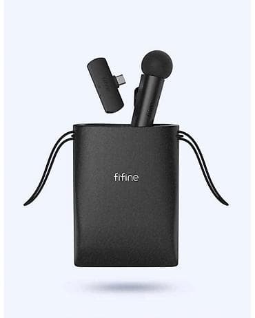 sur mikrofon: Fifine simsiz lavalier mikrofon sistemi – USB-C qəbuledicili - — 2