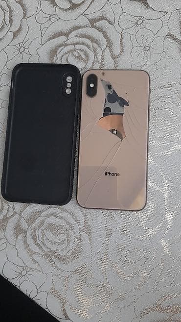 iphone xs adapter: IPhone Xs, 64 GB, Rose Gold — 8