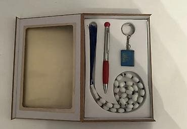 dini tort sekilleri: Hədiyyə dəsti – qələm, açarlıq, təsbeh və kitab ayracı - Zərif — 2