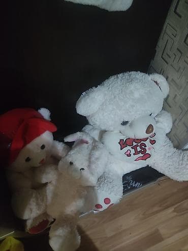 ayi oyuncaq: Məxməri yumşaq oyuncaqlar dəsti Məhsul təsviri: - Müxtəlif ölçü və — 2