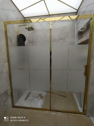 Qızılı rəngli çərçivəyə malik, buzlu şüşəli duş kabinəsi. Düzbucaqlı lalafo.az -da Qızılı rəngli çərçivəyə malik, buzlu şüşəli duş kabinəsi. Düzbucaqlı