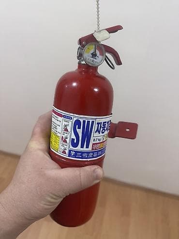 SW markalı mini yanğınsöndürən balon - Növ: Toz əsaslı yanğınsöndürən