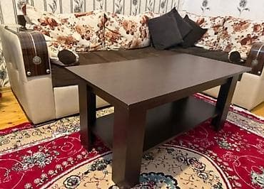 стеклянная мебель на заказ: Прямоугольный стол, Нераскладной, Без колесиков, Ламинат, Без гарантии — 1