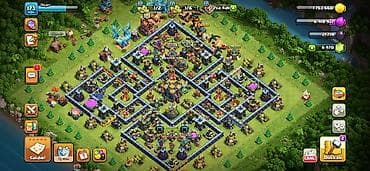 barter evler: Clash of Clans oyun hesabı - Bələdiyyə Evi (Town Hall) 14 səviyyə -13 — 1