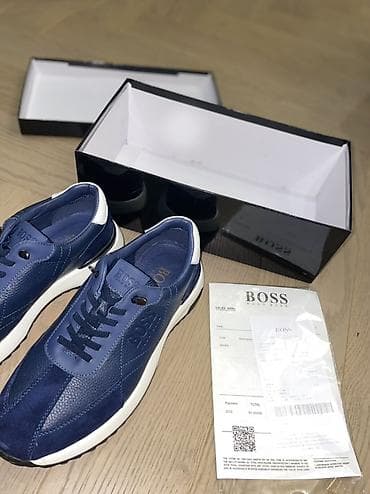 boss: HUGO BOSS kişi krossovkaları - Brend: BOSS (Hugo Boss) - Rəng: Tünd — 2