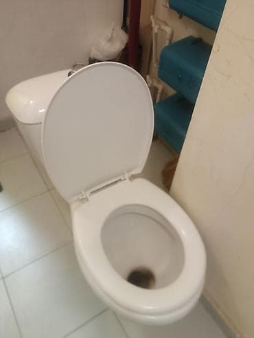 iwlenmiw unitazlar: Unitaz – komplekt - Döşəməyə quraşdırılan keramika unitaz - Su bakı — 2