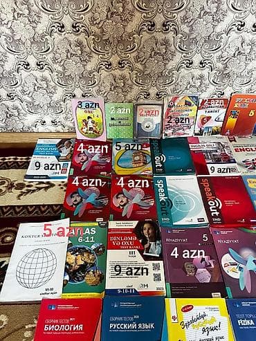 Kitablar hamısı temiz veziyyetde ‚isare olanlar karandasla yazilib( — 7