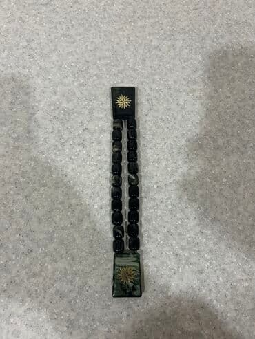 kehraba tesbeh: Təsbeh dəsti – 2 ədəd - Sol tərəf: açıq sarı-şaftalı tonlarında — 8