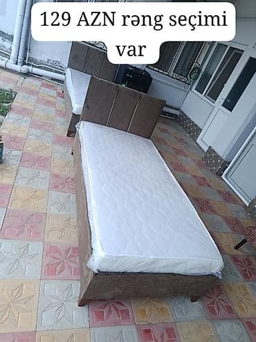 tek krafat: Yeni, Təknəfərlik çarpayı, Bazasız, Matras ilə, Siyirməsiz — 1