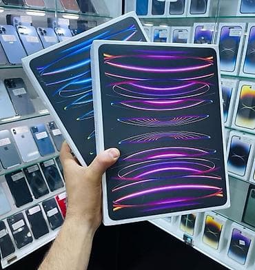 apple ipad 11: ️ ipad pro 11inch m2 128GB wifi ✅ rənglər si̇lver / grey ✅ — 1